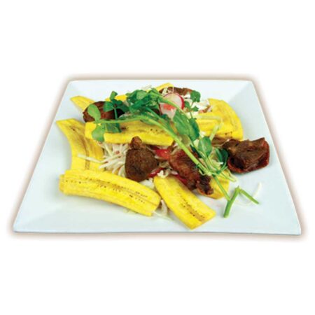 Tajadas con Chicharrón