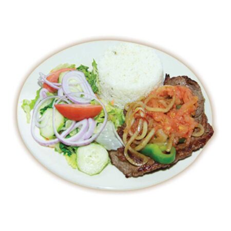 Steak w/Tomatoes - Bistec Entomatado